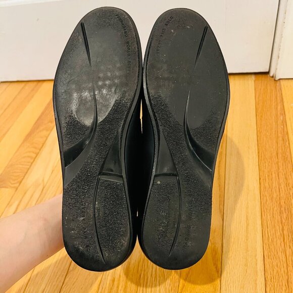 Salvatore Ferragamo Mens Shoes Loafers Black US Size 8.5 - Picture 8 of 16